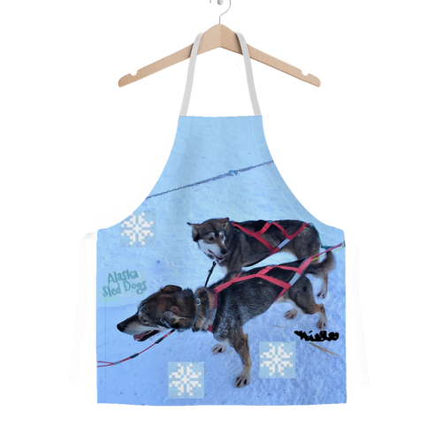 Classic Sublimation Adult Apron - Alaska Sled Dogs Collection