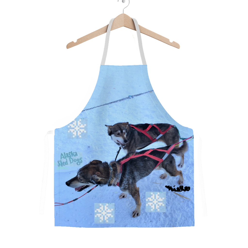 Classic Sublimation Adult Apron - Alaska Sled Dogs Collection