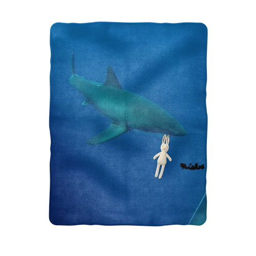 Sublimation Baby Blanket - Candy the Great White Shark Collection