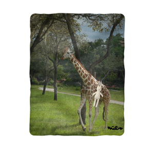 Sublimation Baby Blanket - Jeffrey the Giraffe Collection
