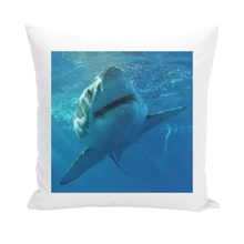 Load image into Gallery viewer, Throw Pillow/Cushion Cover - Surrounded by Sharks Collection