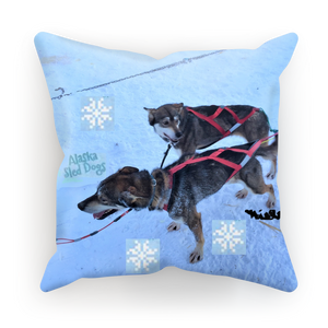 Sublimation Cushion/Throw Pillow Cover - Alaska Sled Dogs Collection