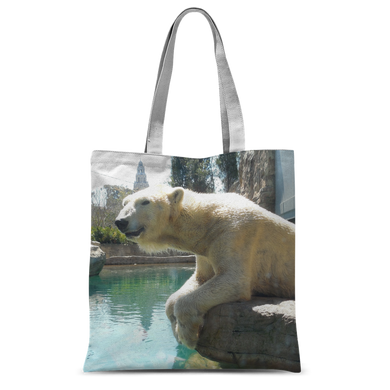 Classic Sublimation Tote Bag - Arctic Polar Bear Collection