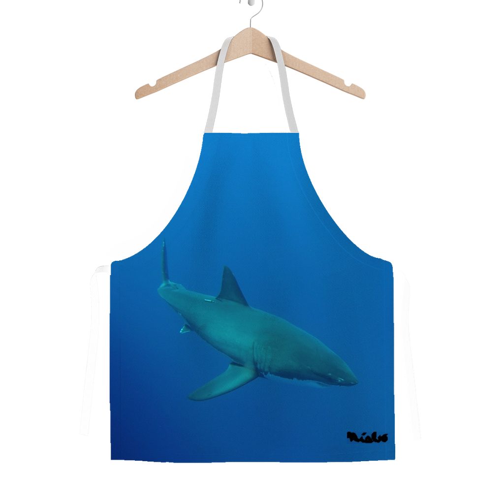 Classic Sublimation Adult Apron - Candy the Great White Shark Collection