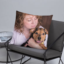 Load image into Gallery viewer, &#39;Valentine Love&#39; Custom Photo Portrait Throw Pillows (3 sizes available)