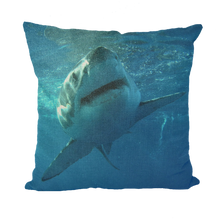 Load image into Gallery viewer, Throw Pillow/Cushion Cover - Surrounded by Sharks Collection