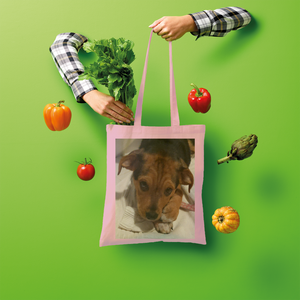 Shopper Tote Bag - Rescue Pets Collection - "Lucy" VI (Many Colors Available)