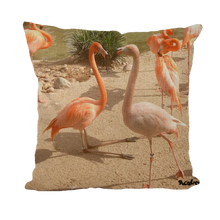 Load image into Gallery viewer, Throw Pillow/Cushion Cover - Flamingo Friends Collection