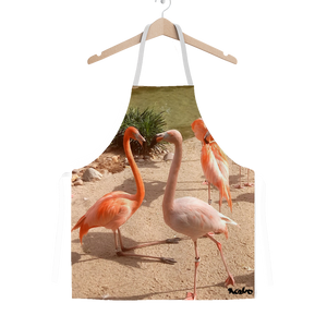 Classic Sublimation Adult Apron - Flamingo Friends Collection