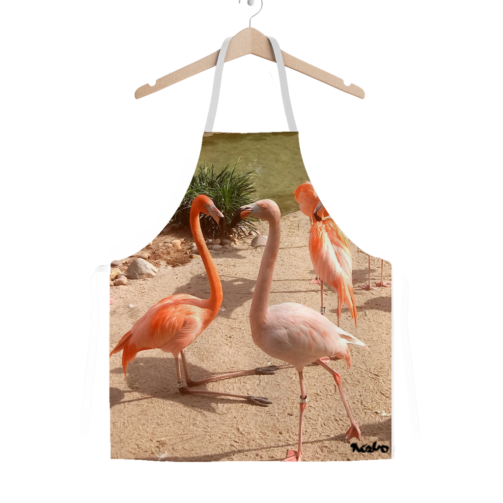 Classic Sublimation Adult Apron - Flamingo Friends Collection