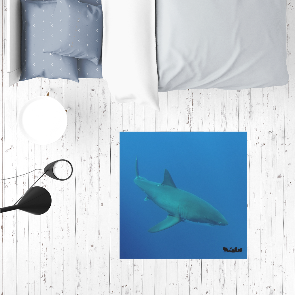 Sublimation Mat / Carpet / Rug / Play Mat / Pet Feeding Mat - Candy the Great White Shark Collection