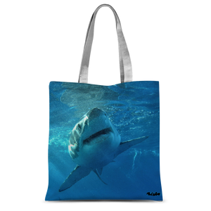 Classic Sublimation Tote Bag - Surrounded by Sharks Collection