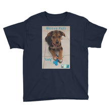 Load image into Gallery viewer, Youth/Kids&#39; Short Sleeve T-Shirt - Rescue Pets Collection - &quot;Lucy&quot;