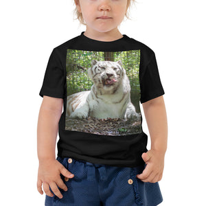 Toddler Short Sleeve Tee - Wally the White Tiger Collection
