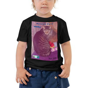 Toddler Short Sleeve Tee - Rescue Pets Collection - "Webby"