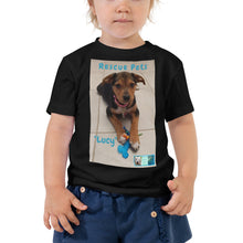 Load image into Gallery viewer, Toddler Short Sleeve Tee - Rescue Pets Collection - &quot;Lucy&quot;