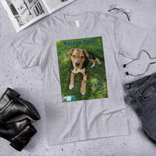 Load image into Gallery viewer, Unisex Fine Jersey Short Sleeve T-Shirt - Rescue Pets Collection - &quot;Lucy&quot; V