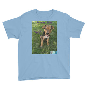 Youth/Kids' Short Sleeve T-Shirt - Rescue Pets Collection - "Lucy" III