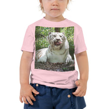 Load image into Gallery viewer, Toddler Short Sleeve Tee - Wally the White Tiger Collection