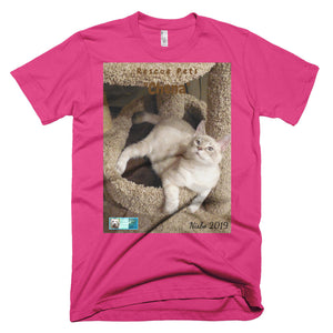 Unisex Fine Jersey Short Sleeve T-Shirt - Rescue Pets Collection - "Chena"