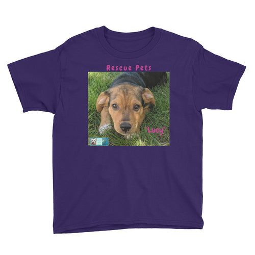 Youth/Kids' Short Sleeve T-Shirt - Rescue Pets Collection - 