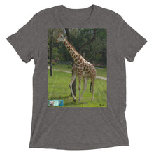 Load image into Gallery viewer, Short-Sleeve Tri-Blend T-Shirt - Unisex - Jeffrey the Giraffe