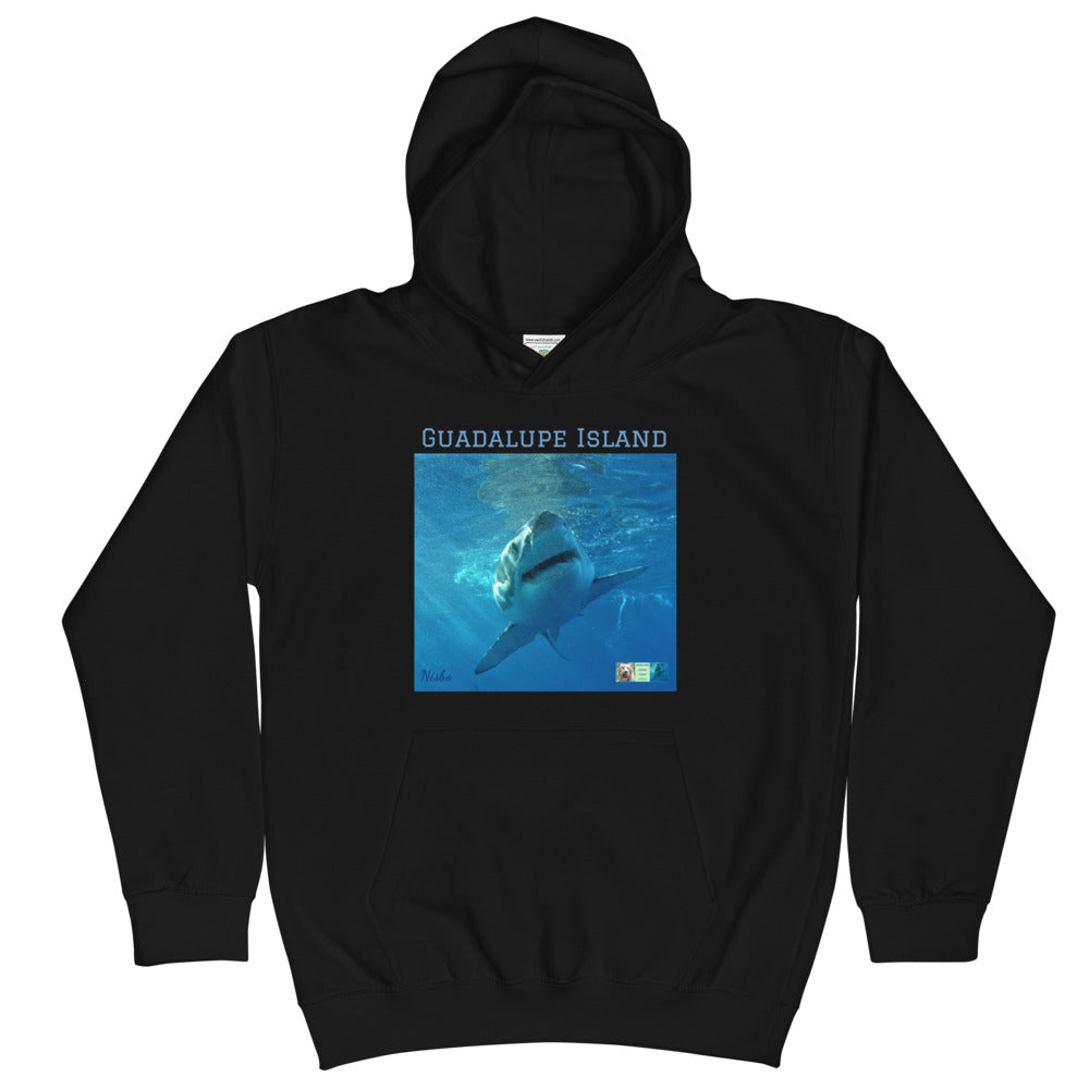 Kids Hoodie Sweatshirt - Surrounded by Sharks Collection
