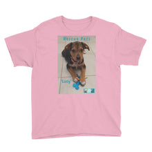 Load image into Gallery viewer, Youth/Kids&#39; Short Sleeve T-Shirt - Rescue Pets Collection - &quot;Lucy&quot;
