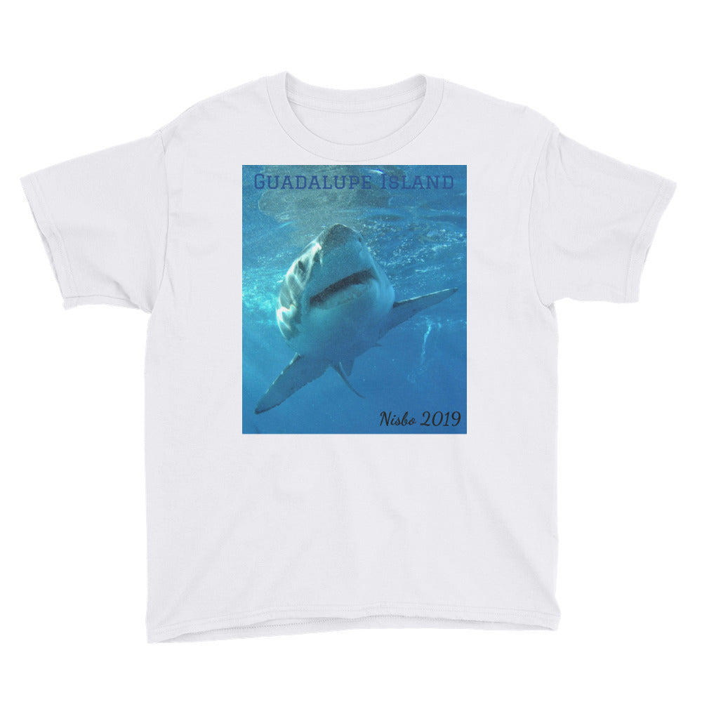 Youth/Kids' Short Sleeve T-Shirt - Surrounded by Sharks Collection