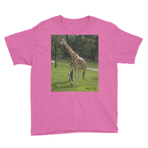 Youth/Kids' Short Sleeve T-Shirt - Jeffrey the Giraffe Collection
