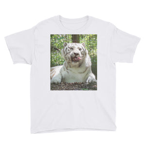 Youth/Kids' Short Sleeve T-Shirt - Wally the White Tiger Collection