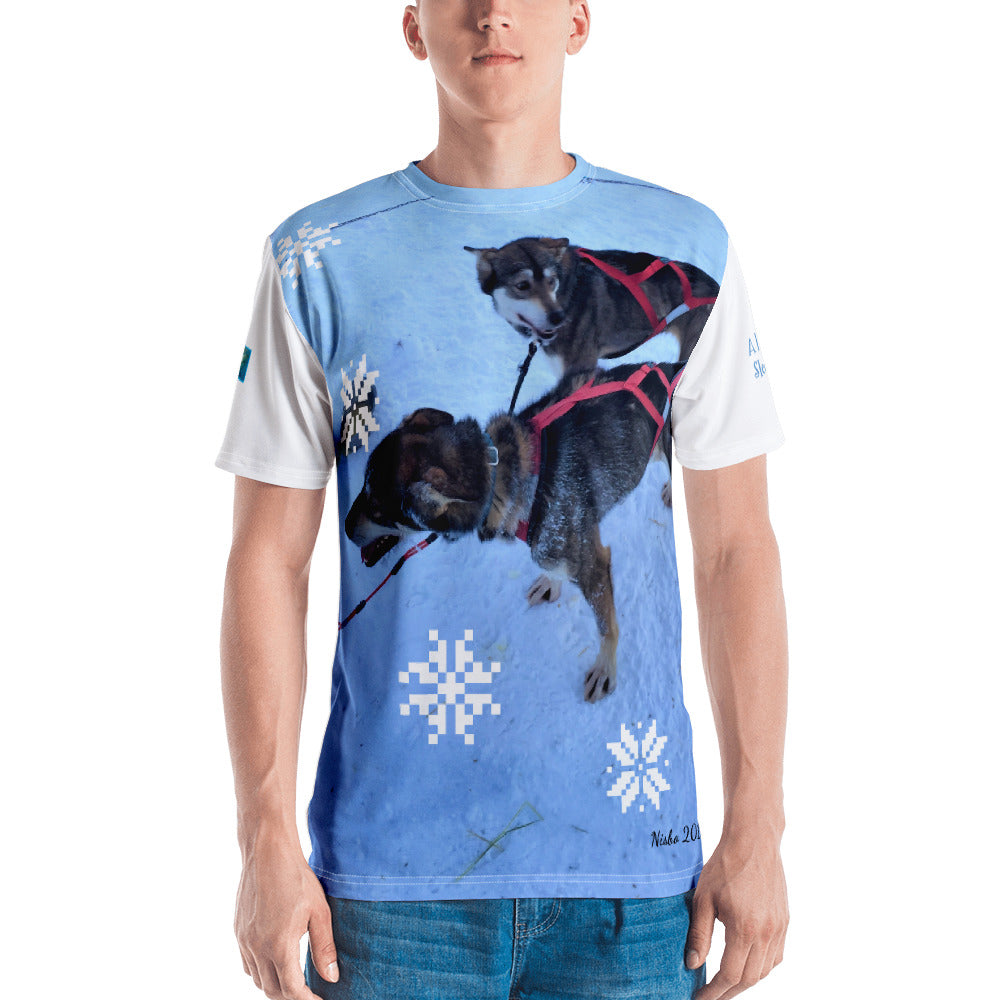 Premium T-shirt (2-sided) - Short Sleeve Unisex - Alaska Sled Dogs Collection