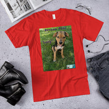 Load image into Gallery viewer, Unisex Fine Jersey Short Sleeve T-Shirt - Rescue Pets Collection - &quot;Lucy&quot; III