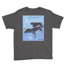 Load image into Gallery viewer, Youth/Kids&#39; Short Sleeve T-Shirt - Alaska Sled Dogs Collection