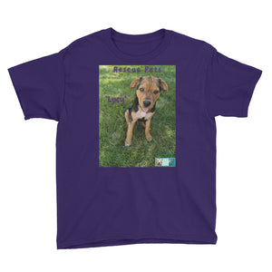 Youth/Kids' Short Sleeve T-Shirt - Rescue Pets Collection - "Lucy" III