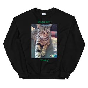 Unisex Premium Sweatshirt - Rescue Pets Collection - "Webby" III