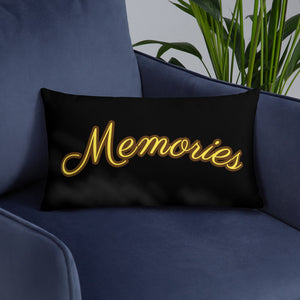 Family Portrait 'Memories' Custom Throw Pillows (3 sizes available)