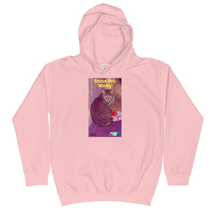 Kids Hoodie Sweatshirt - Rescue Pets Collection - "Webby"