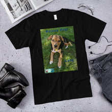 Load image into Gallery viewer, Unisex Fine Jersey Short Sleeve T-Shirt - Rescue Pets Collection - &quot;Lucy&quot; V