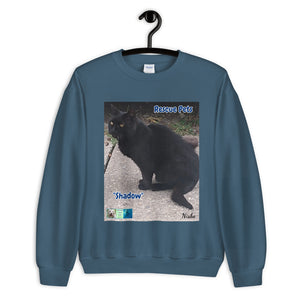 Unisex Premium Sweatshirt - Rescue Pets Collection - "Shadow"