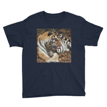Load image into Gallery viewer, Youth/Kids&#39; Short Sleeve T-Shirt - Toby the Tiger Collection