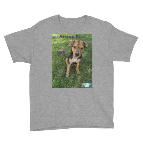 Youth/Kids' Short Sleeve T-Shirt - Rescue Pets Collection - 