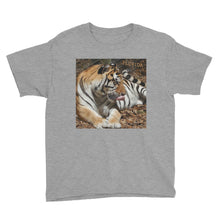 Load image into Gallery viewer, Youth/Kids&#39; Short Sleeve T-Shirt - Toby the Tiger Collection