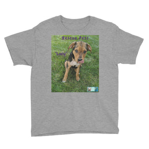 Youth/Kids' Short Sleeve T-Shirt - Rescue Pets Collection - "Lucy" IV