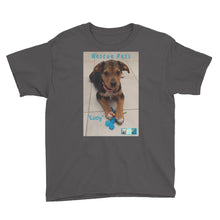 Load image into Gallery viewer, Youth/Kids&#39; Short Sleeve T-Shirt - Rescue Pets Collection - &quot;Lucy&quot;