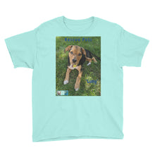Load image into Gallery viewer, Youth/Kids&#39; Short Sleeve T-Shirt - Rescue Pets Collection - &quot;Lucy&quot; V