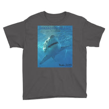 Load image into Gallery viewer, Youth/Kids&#39; Short Sleeve T-Shirt - Surrounded by Sharks Collection