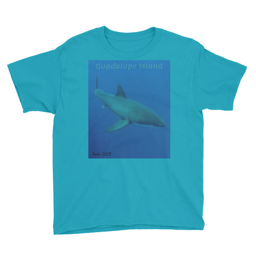Youth/Kids' Short Sleeve T-Shirt - Candy the Great White Shark Collection