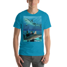 Load image into Gallery viewer, Short-Sleeve Unisex T-Shirt - Swimming with Sharks Shark Shirt Collection II (sizes S - 4XL!)