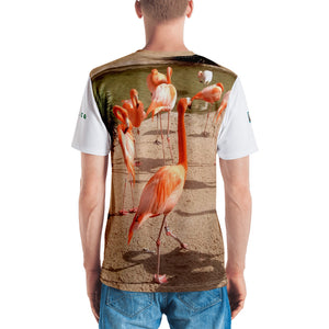 Premium T-shirt (2-sided) - Short Sleeve Unisex - Flamingo Friends Collection